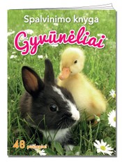 Gyvūnėliai. Spalvinimo knyga