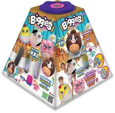 Biggies pripučiamas pliušinis XXL viščiukas, geltonas