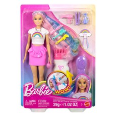 BARBIE HAIR PLAY RAINBOW SPARKLE lėlės rinkinys (JJP07)