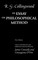 An Essay on Philosophical Method