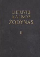 Lietuvių kalbos žodynas II