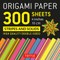 Origami Paper 300 Sheets Stripes and Solids 4 (10 CM)