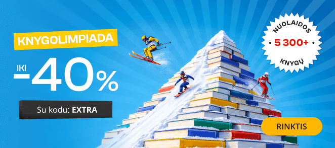 KNYGOLIMPIADA iki - 40 % extra nuolaidos!