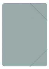 Aplankas su guma PP, A4, 500mic,pilkas