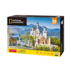 National Geographic 3D dėlionė – Neuschwanstein pilis