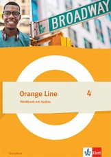 Orange Line 4 Grundkurs. Workbook mit Audios Klasse 8