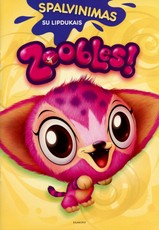 Zoobles. Spalvinimas su lipdukais