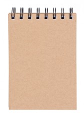 Bloknotas su spirale A6 80lap, 80g, linija Ofp