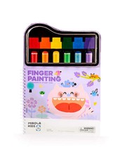 Piešimo pirštais rinkinys su štampukais ant pirštų JARMELO