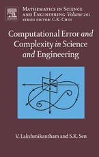Computational Error and Complexity in Science and Engineering