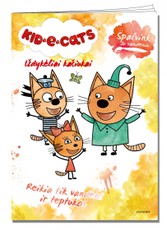 Kid-e-Cats. Išdykėliai kačiukai. Spalvink su vandeniu