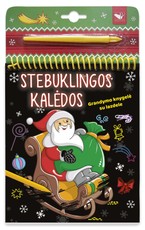Stebuklingos Kalėdos. Grandymo knygelė su lazdele