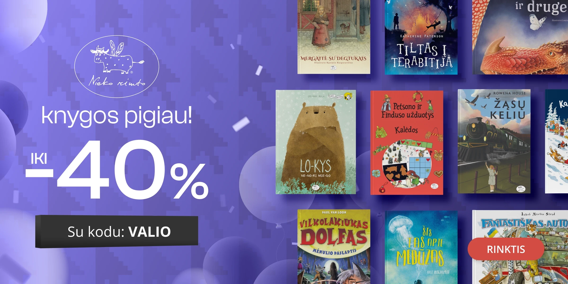 LEIDYKLOS NIEKO RIMTO KNYGOS - extra nuolaidos iki -40%!
