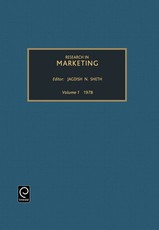 Research in Marketing, Volume 1