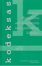 Lietuvos Respublikos administracinių teisės pažeidimų kodeksas (25 laida 2015-10-01)