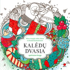 KALĖDŲ DVASIA: isileiskite į namus šventinę nuotaiką ir pripildykite sielą džiugaus stebuklo laukimo, spalvindami Kalėdų dvasia alsuojančius piešinius!