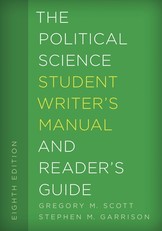 The Political Science Student Writer's Manual and Reader's Guide, Eighth Edition
