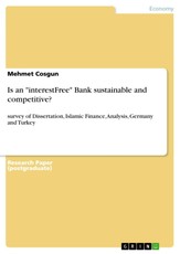 Is an "interestFree" Bank sustainable and competitive?