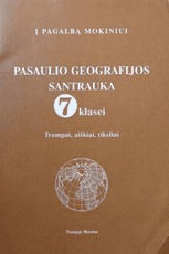 Pasaulio geografijos santrauka 7 klasei