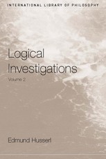 Husserl, E: Logical Investigations Volume 2