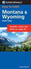 Rand McNally Easy to Fold: Montana, Wyoming (Laminated Fold Map)