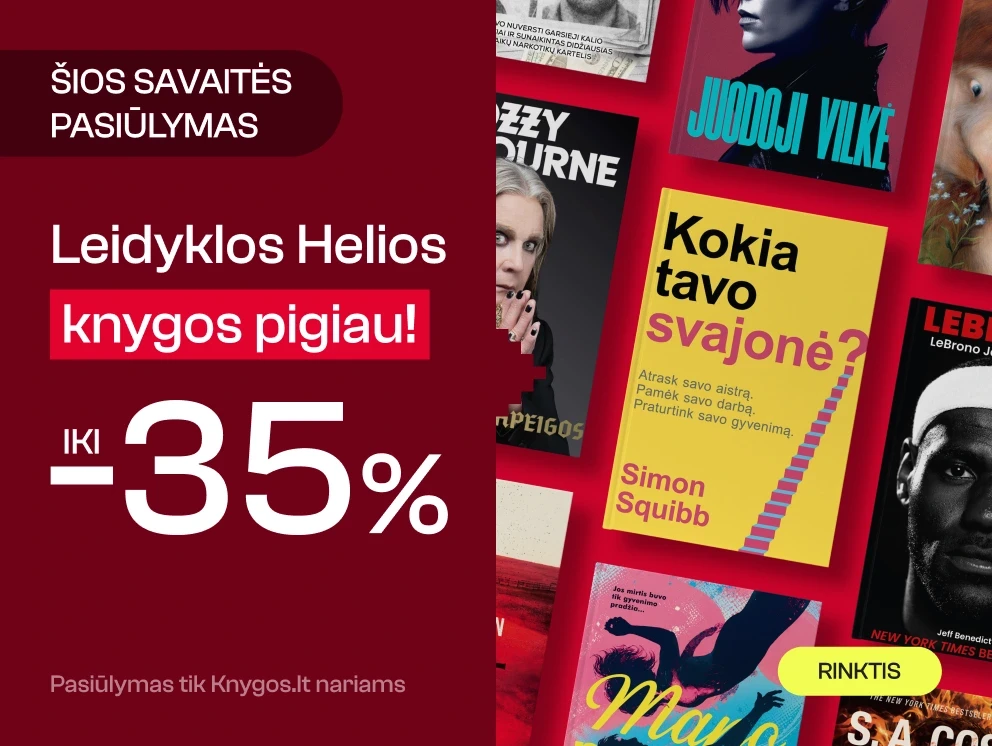 Leidyklos HELIOS knygoms iki -35%!