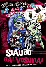 Monster High. Siaubo galvosūkiai su komiksais ir lipdukais.