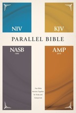 Niv, Kjv, Nasb, Amplified, Parallel Bible, Hardcover