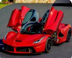 Deimantinė mozaika „Raudonas automobilis“