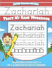 Zachariah Letter Tracing for Kids Trace my Name Workbook