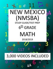 6th Grade NEW MEXICO NMSBA, 2019 MATH, Test Prep