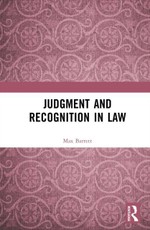 Judgment and Recognition in Law