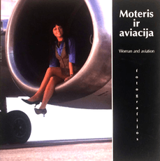 Moteris ir aviacija. Fotografijos
