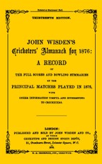Wisden Cricketers' Almanack 1876