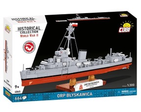 ORP Błyskawica – konstruktorių rinkinys, 664 detalės