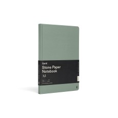 Karst užrašinė kietais viršeliais EUCALYPT, A5, baltais lapais