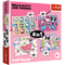 TREFL HELLO KITTY 4 dėlionių rinkinys