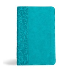 NASB Personal Size Bible, Teal Leathertouch