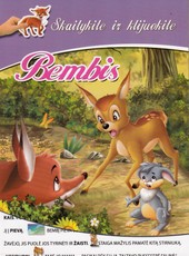 Bembis. Skaitykite ir klijuokite