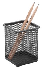 Metalinė, kvadratinė pieštukinė juoda