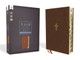 Nasb, Thinline Bible, Large Print, Leathersoft, Brown, Red Letter Edition, 1995 Text, Thumb Indexed, Comfort Print