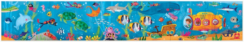 Dėlionė (puzzle) 26 dalių POVANDENINIS GYVENIMAS