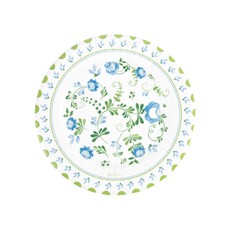 Vienkartinės lėkštės „Floral Grace“, 21 cm, 8 vnt.