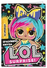 L.O.L. Suprise! Spalvinimo knyga su lipdukais