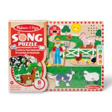 MELISSA & DOUG Grojanti dėlionė „Old MacDonald´s Farm“, EN