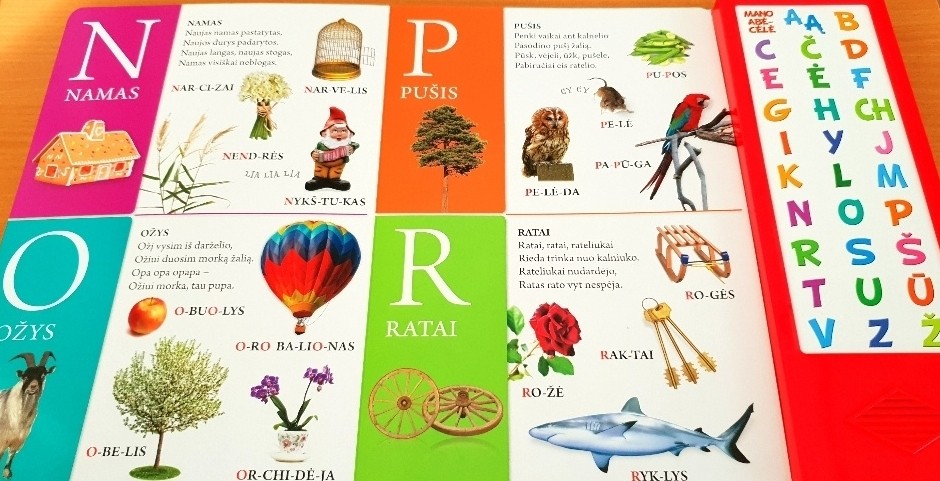 Abėcėlė. Garsų knyga | Knygos.lt