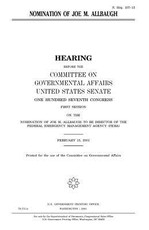 Nomination of Joe M. Allbaugh