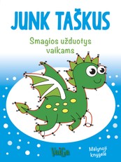 Junk taškus. Smagios užduotys vaikams. Mėlynoji