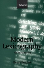 Modern Lexicography