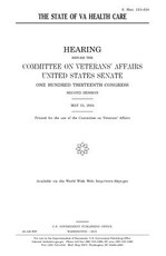 The state of VA health care